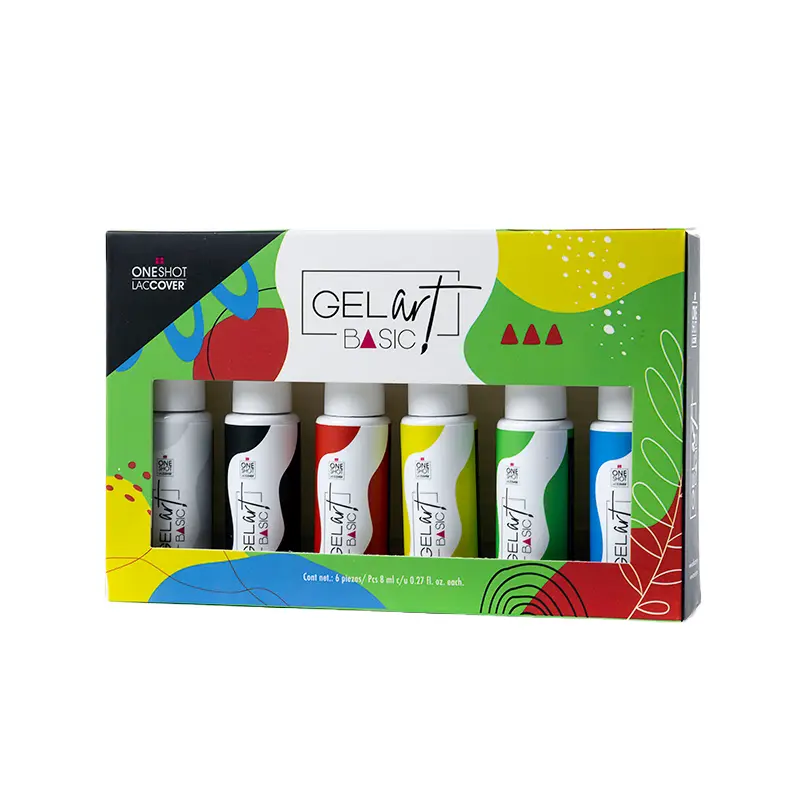 COLECCIÓN GEL ART ONE SHOT BASIC - 6 PZAS