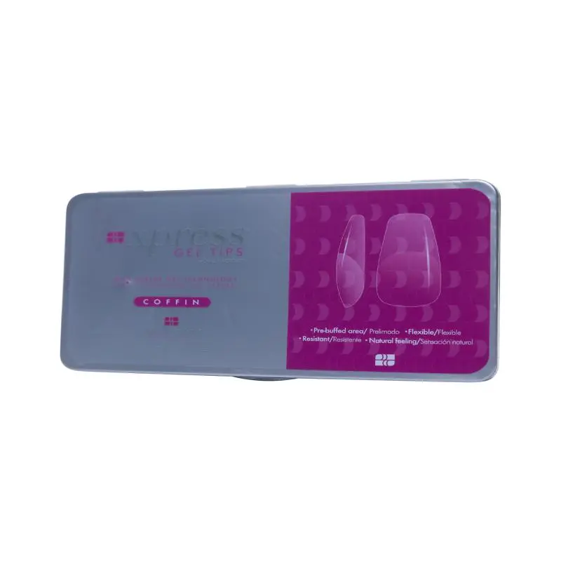 XPRESS GEL TIPS COFFIN - 330 PZAS