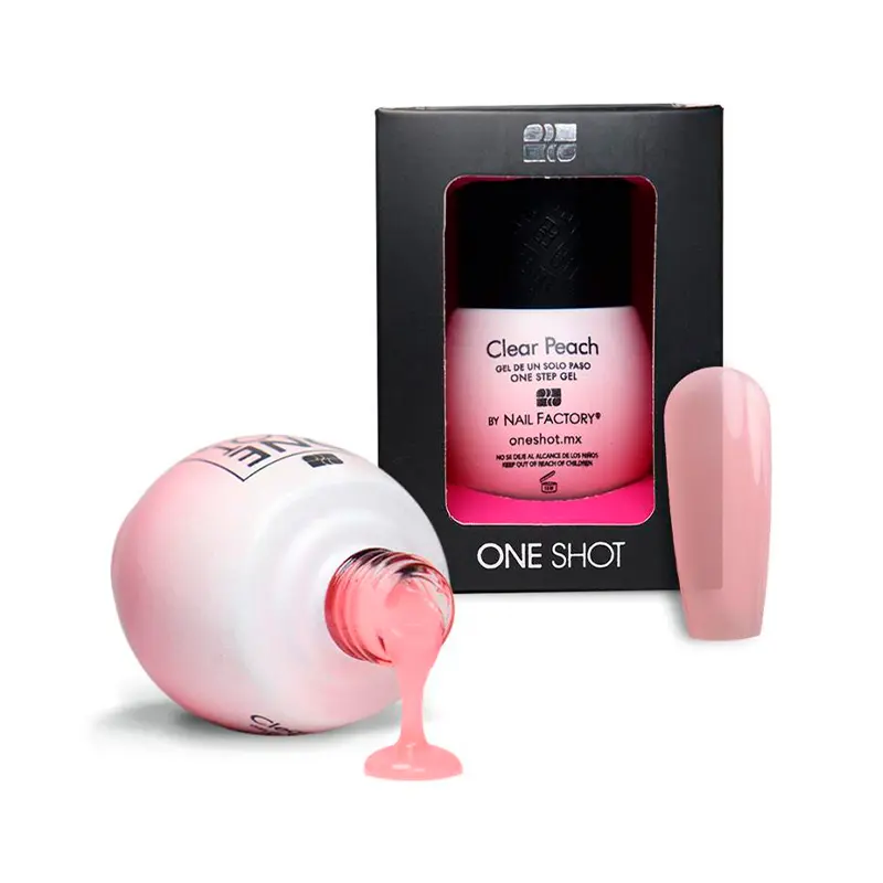 LACCOVER CLEAR PEACH ONE SHOT - 10 ML