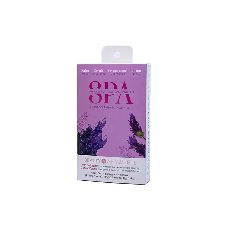 KIT SPA MANICURA Y PEDICURA LAVANDA - NAIL FACTORY