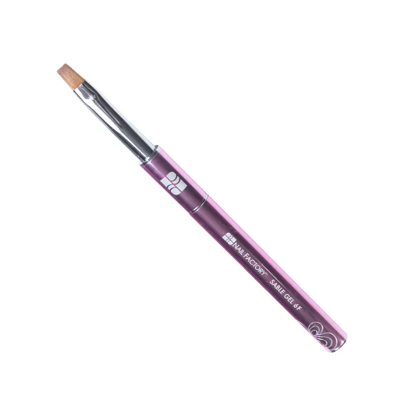 PINCEL ROSA METALICO SABLE GEL - #6